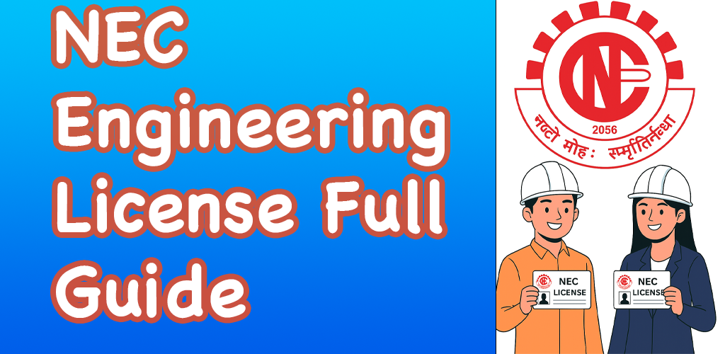 Veedhyapeeth article banner The Nepal Engineering License Exam (NEC): Your Gateway to a Professional Engineering Career